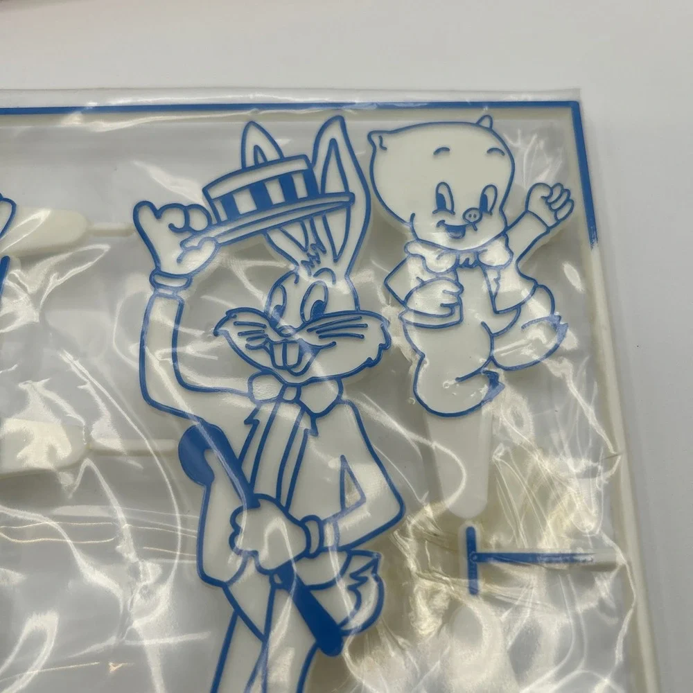 Vintage 1979 Wilton Bugs Bunny Candle Holder Set - Looney Tunes Unopened 2 Packs